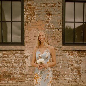 Reformation Maysen Silk Dress